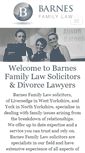 Mobile Screenshot of barnesfamilylaw.co.uk